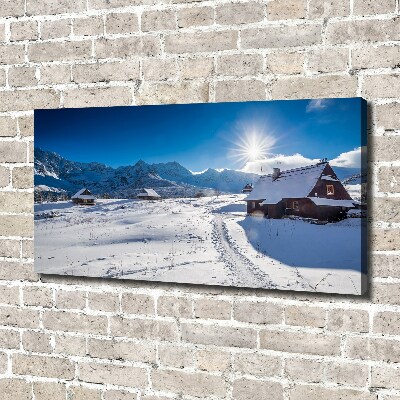 Cuadro canvas con impresión uv duradera horizontal Pastos de los montes Tatra