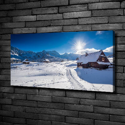 Cuadro canvas con impresión uv duradera horizontal Pastos de los montes Tatra
