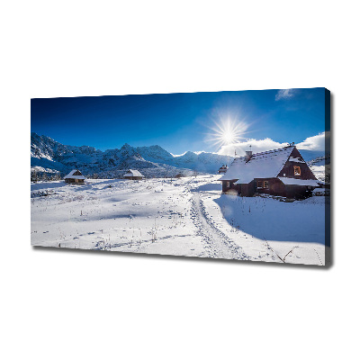 Cuadro canvas con impresión uv duradera horizontal Pastos de los montes Tatra