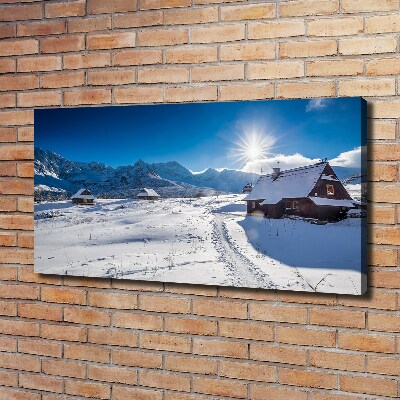 Cuadro canvas con impresión uv duradera horizontal Pastos de los montes Tatra