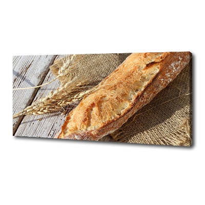Fotocuadro en lienzo de alta calidad horizontal baguette fresca