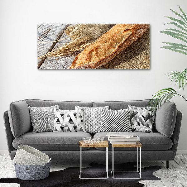 Fotocuadro en lienzo de alta calidad horizontal baguette fresca