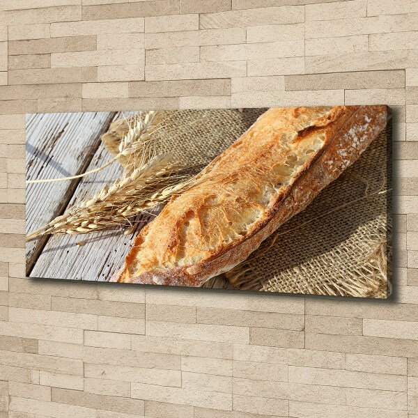 Fotocuadro en lienzo de alta calidad horizontal baguette fresca