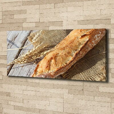 Fotocuadro en lienzo de alta calidad horizontal baguette fresca
