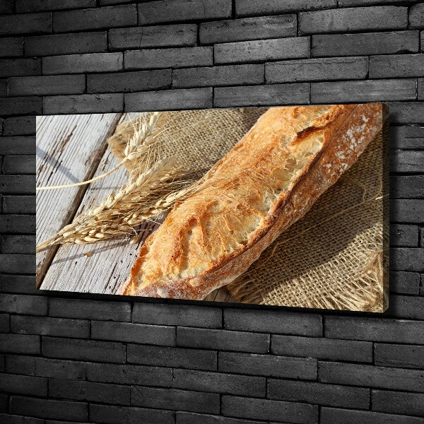 Fotocuadro en lienzo de alta calidad horizontal baguette fresca