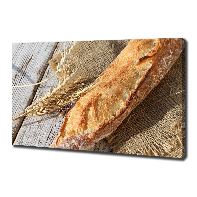 Fotocuadro en lienzo de alta calidad horizontal baguette fresca