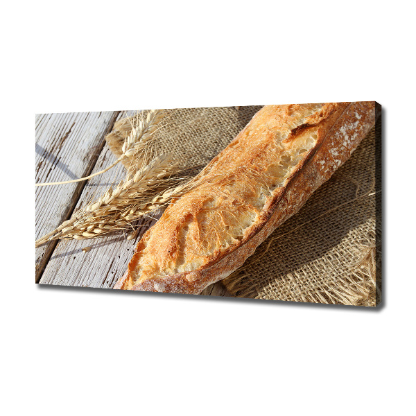 Fotocuadro en lienzo de alta calidad horizontal baguette fresca