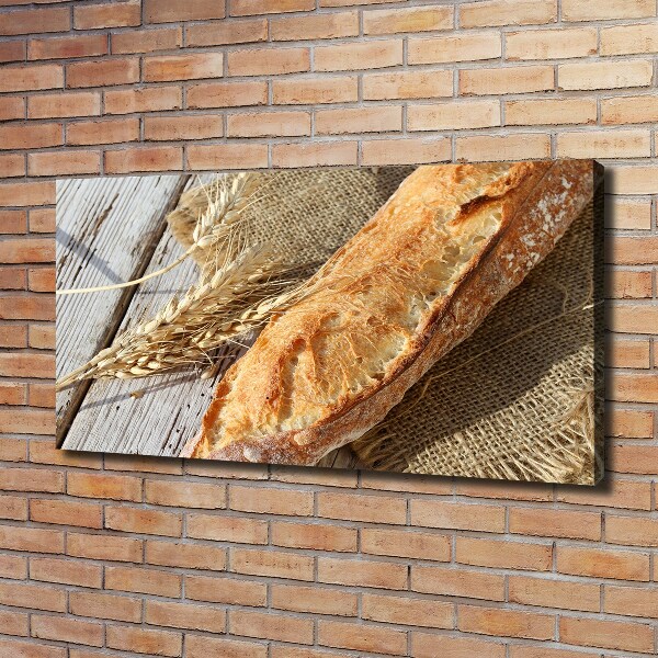Fotocuadro en lienzo de alta calidad horizontal baguette fresca