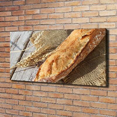 Fotocuadro en lienzo de alta calidad horizontal baguette fresca