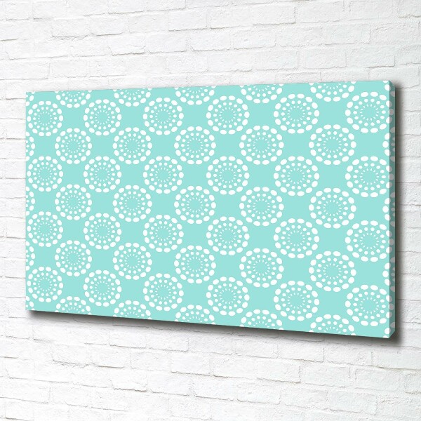 Foto en lienzo con acabado profesional horizontal Fondo geométrico