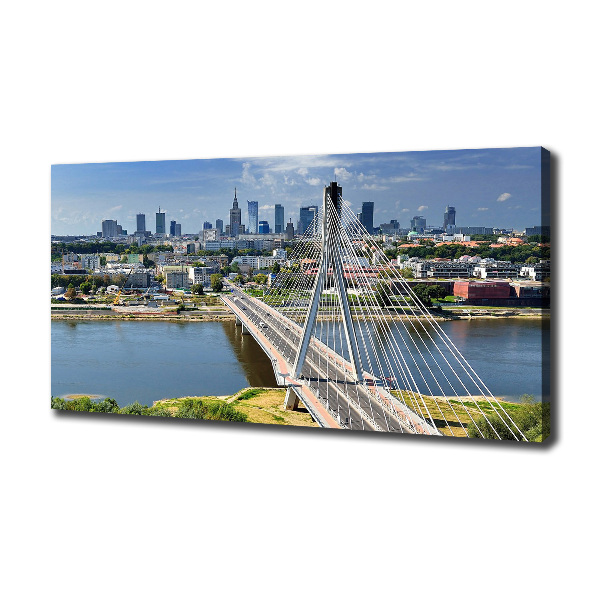 Cuadro canvas con impresión uv duradera horizontal Varsovia, Polonia