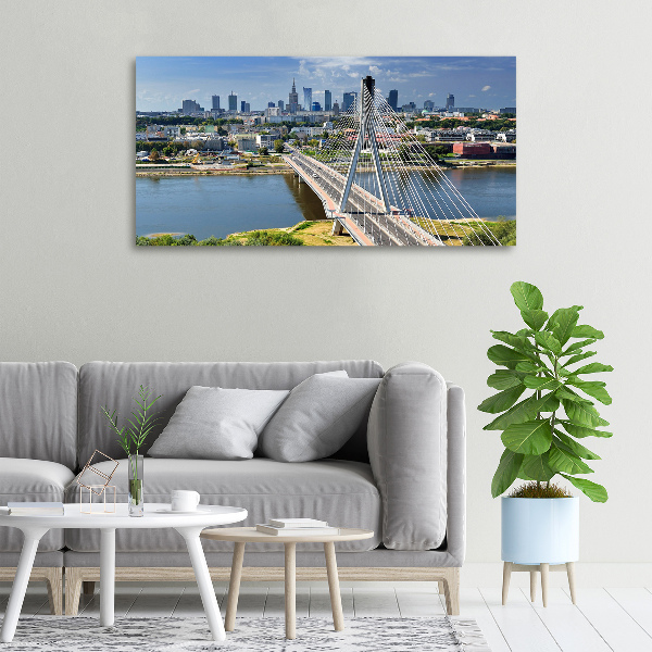 Cuadro canvas con impresión uv duradera horizontal Varsovia, Polonia