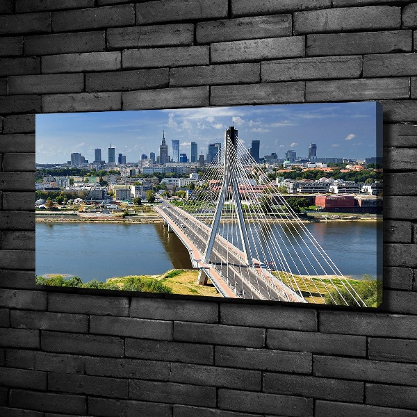 Cuadro canvas con impresión uv duradera horizontal Varsovia, Polonia