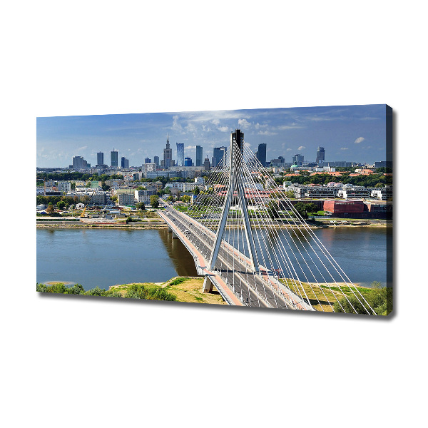 Cuadro canvas con impresión uv duradera horizontal Varsovia, Polonia