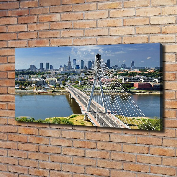 Cuadro canvas con impresión uv duradera horizontal Varsovia, Polonia