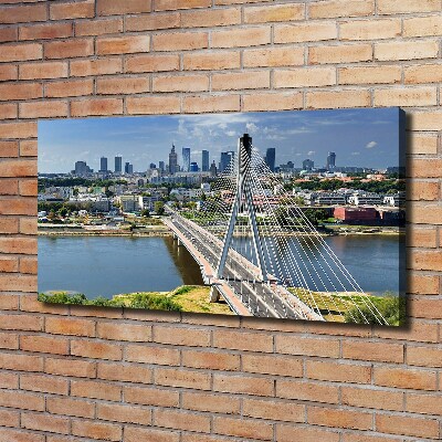 Cuadro canvas con impresión uv duradera horizontal Varsovia, Polonia