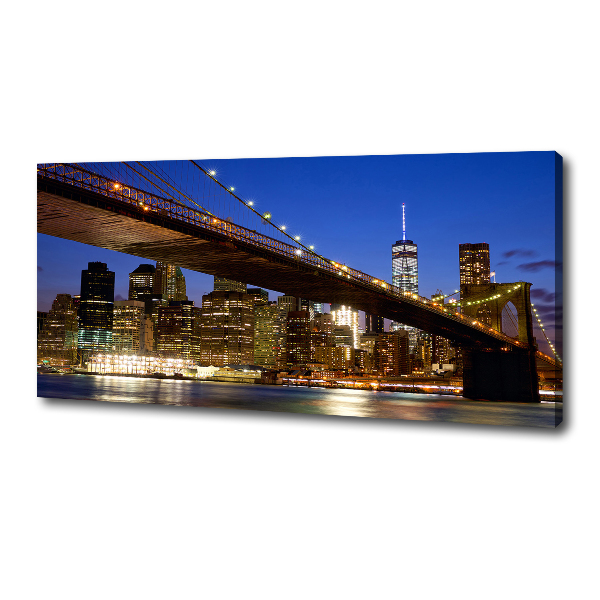 Cuadro canvas moderno de gran formato horizontal Manhattan Nueva York