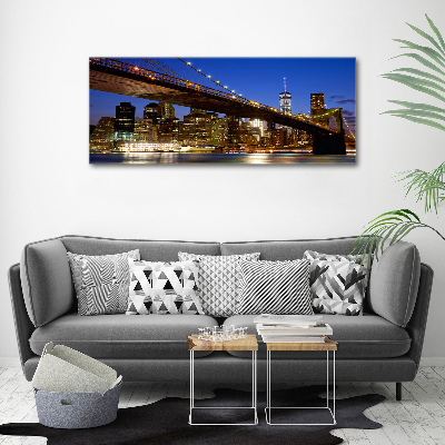 Cuadro canvas moderno de gran formato horizontal Manhattan Nueva York