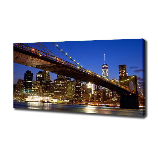 Cuadro canvas moderno de gran formato horizontal Manhattan Nueva York