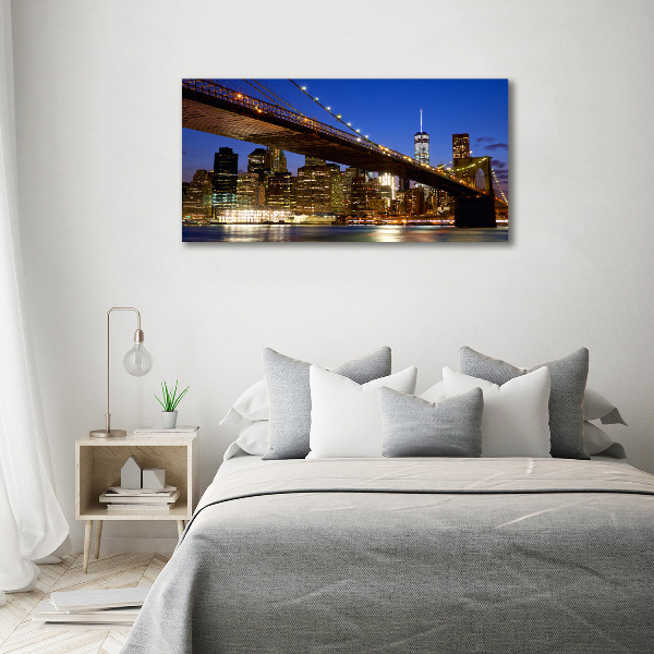 Cuadro canvas moderno de gran formato horizontal Manhattan Nueva York