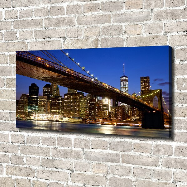 Cuadro canvas moderno de gran formato horizontal Manhattan Nueva York