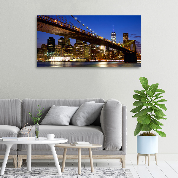 Cuadro canvas moderno de gran formato horizontal Manhattan Nueva York