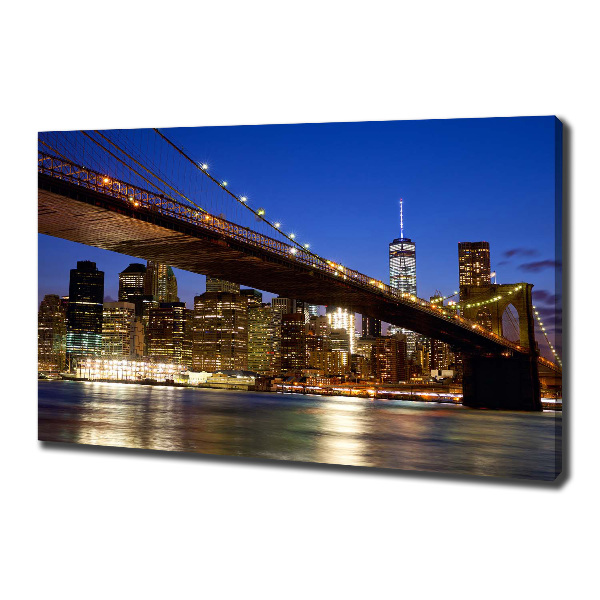 Cuadro canvas moderno de gran formato horizontal Manhattan Nueva York