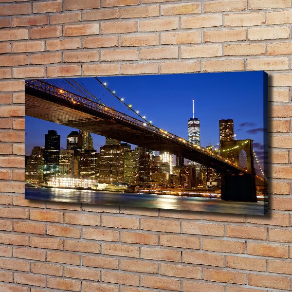 Cuadro canvas moderno de gran formato horizontal Manhattan Nueva York
