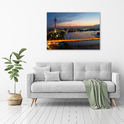 Fotocuadro en lienzo de alta calidad horizontal Düsseldorf, Alemania