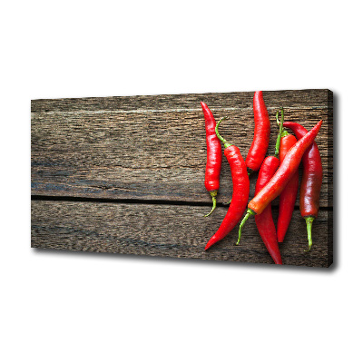 Foto en lienzo con acabado profesional horizontal chiles