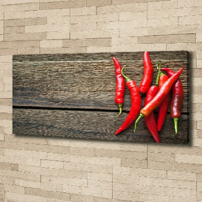 Foto en lienzo con acabado profesional horizontal chiles