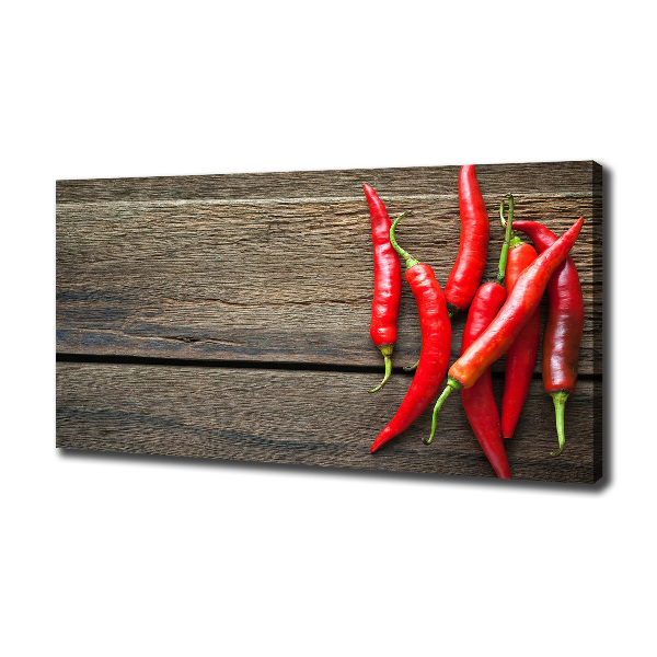 Foto en lienzo con acabado profesional horizontal chiles