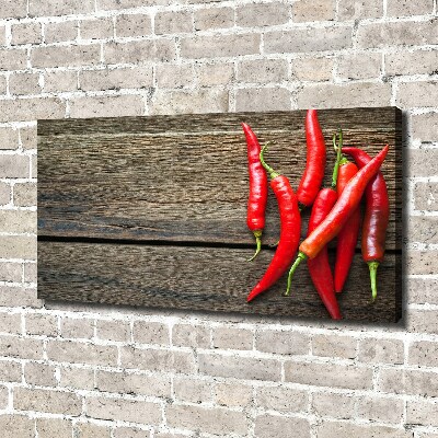 Foto en lienzo con acabado profesional horizontal chiles