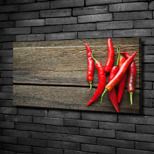 Foto en lienzo con acabado profesional horizontal chiles
