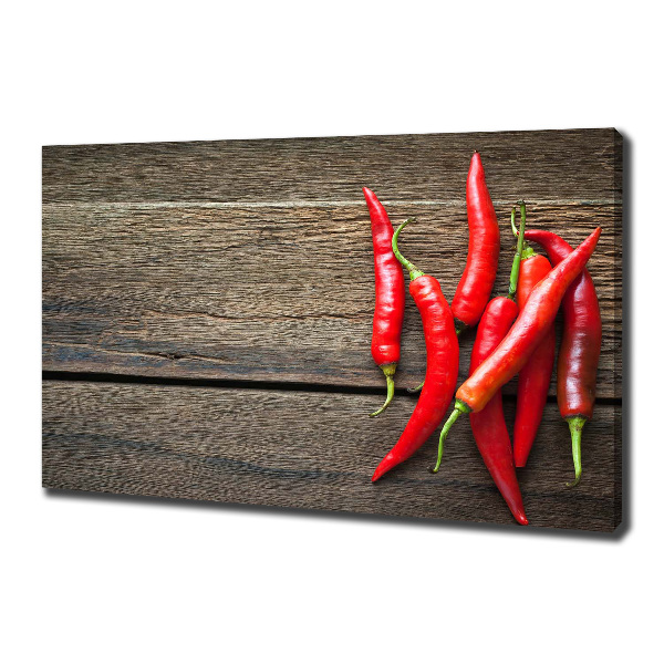 Foto en lienzo con acabado profesional horizontal chiles