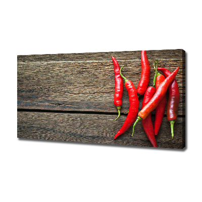 Foto en lienzo con acabado profesional horizontal chiles