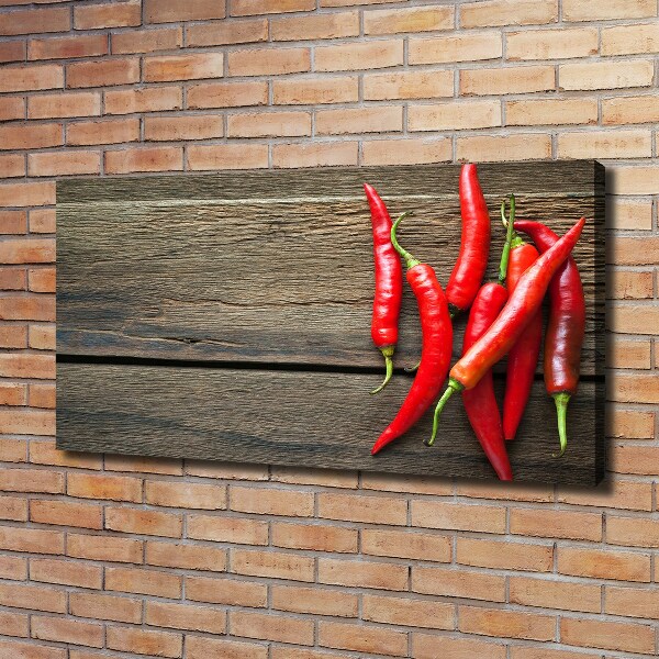 Foto en lienzo con acabado profesional horizontal chiles