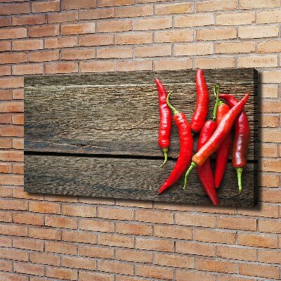 Foto en lienzo con acabado profesional horizontal chiles