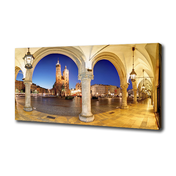 Cuadro canvas con impresión uv duradera horizontal Cracovia, Polonia