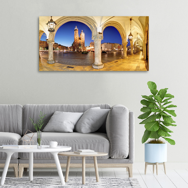 Cuadro canvas con impresión uv duradera horizontal Cracovia, Polonia