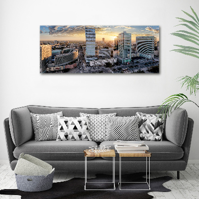 Cuadro canvas moderno de gran formato horizontal Varsovia, Polonia