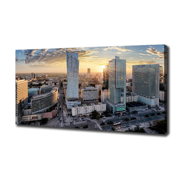 Cuadro canvas moderno de gran formato horizontal Varsovia, Polonia