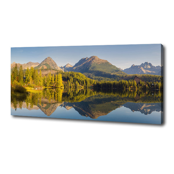 Cuadro canvas con impresión uv duradera horizontal Panorama de los montes Tatra