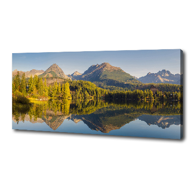 Cuadro canvas con impresión uv duradera horizontal Panorama de los montes Tatra