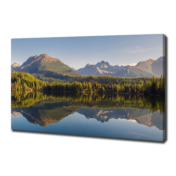 Cuadro canvas con impresión uv duradera horizontal Panorama de los montes Tatra