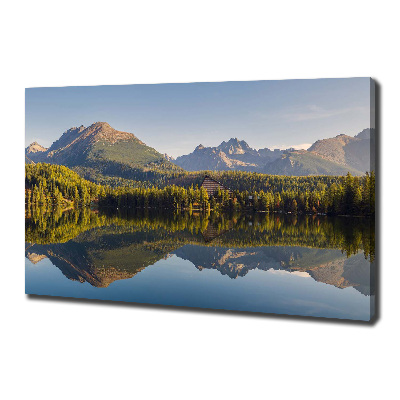 Cuadro canvas con impresión uv duradera horizontal Panorama de los montes Tatra