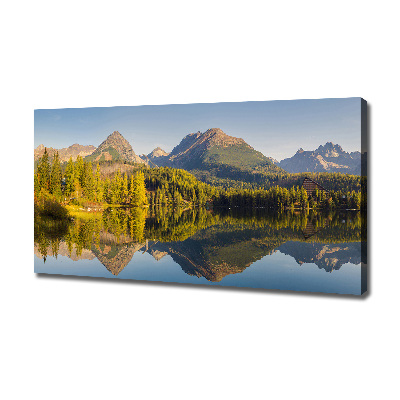 Cuadro canvas con impresión uv duradera horizontal Panorama de los montes Tatra