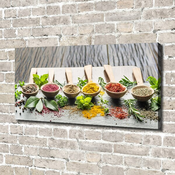 Foto obraz na płótnie Kolorowe przyprawy