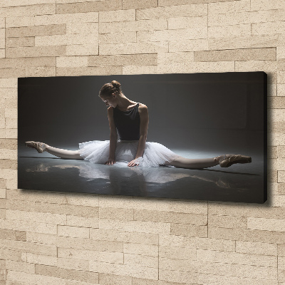 Cuadro canvas moderno de gran formato horizontal Bailarina