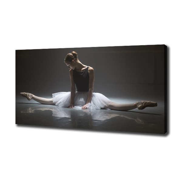 Cuadro canvas moderno de gran formato horizontal Bailarina